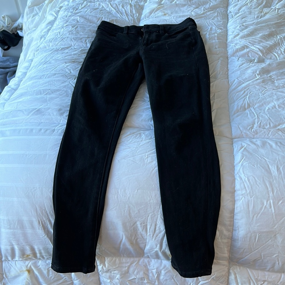 Womens American eagle high rise jeggings size 0 black